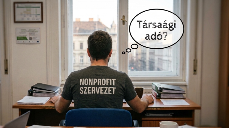 Kell tarsasagi adot fizetnie egy nonprofit szervezetnek Irisz Office